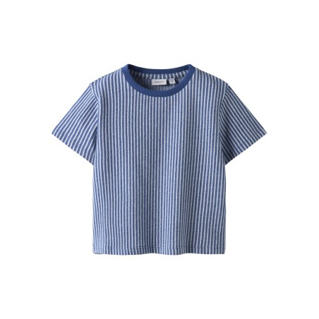 NAME IT MINI Hans kortærmet t-shirt - Nautical Blue