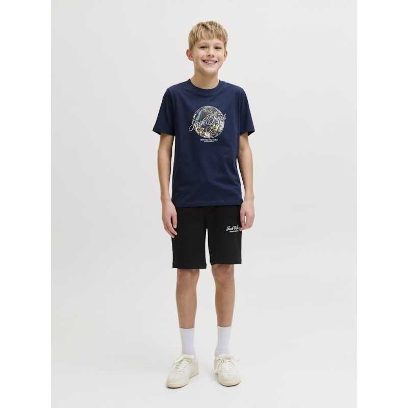 JACK & JONES JUNIOR Gordon archive sweat shorts - Black