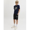 JACK & JONES JUNIOR Gordon archive sweat shorts - Black