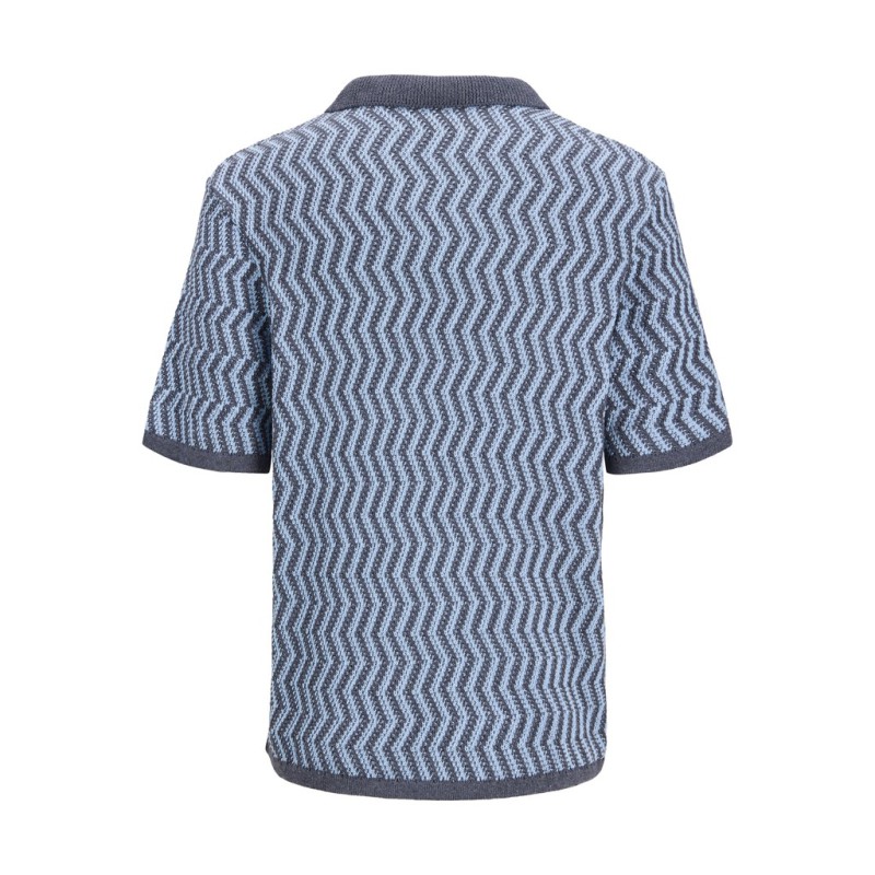 JACK & JONES JUNIOR Raiden kortærmet polo - Odyssey Gray