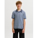JACK & JONES JUNIOR Raiden kortærmet polo - Odyssey Gray