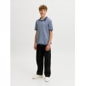 JACK & JONES JUNIOR Raiden kortærmet polo - Odyssey Gray