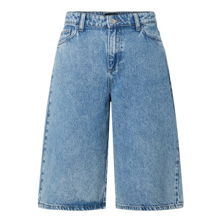 PIECES Sky MW denim shorts - Medium Blue Denim
