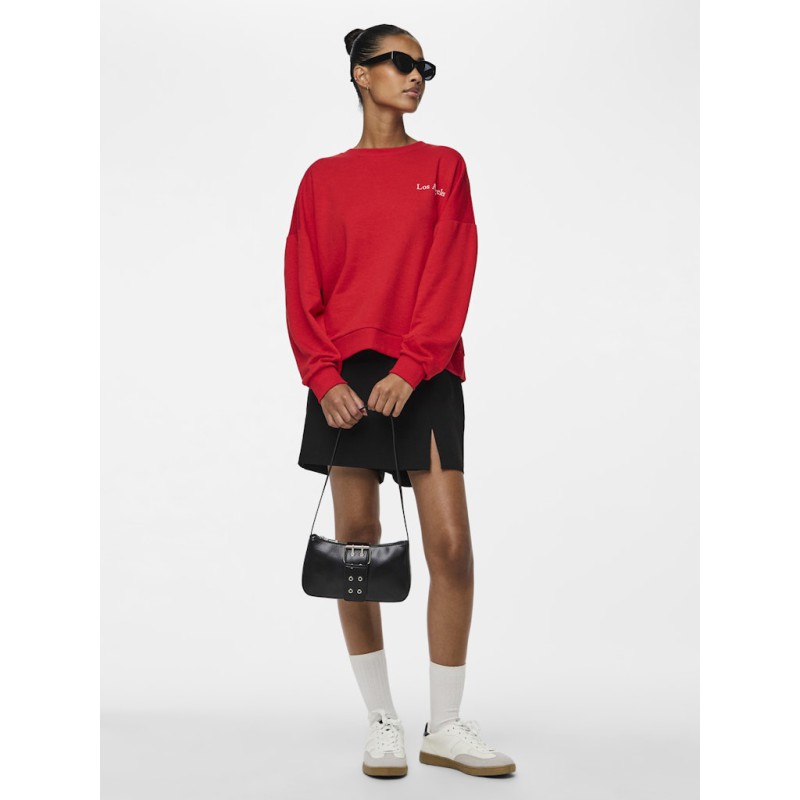 PIECES Bosella højtaljet skort - Sort