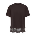 ONLY Vivi kortærmet blonde T-shirt - Chocolate Torte