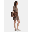 PIECES Sastina HW shorts - Coffee Quartz