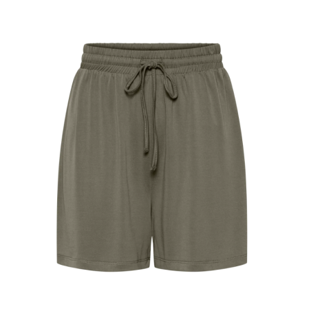 PIECES Anora HW shorts - Dusty Olive