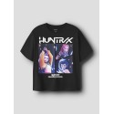 NAME IT KIDS Mara kpop kortærmet t-shirt - Sort