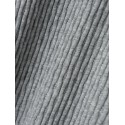 LMTD Ninusa langærmet u-hals bluse - Grey Melange