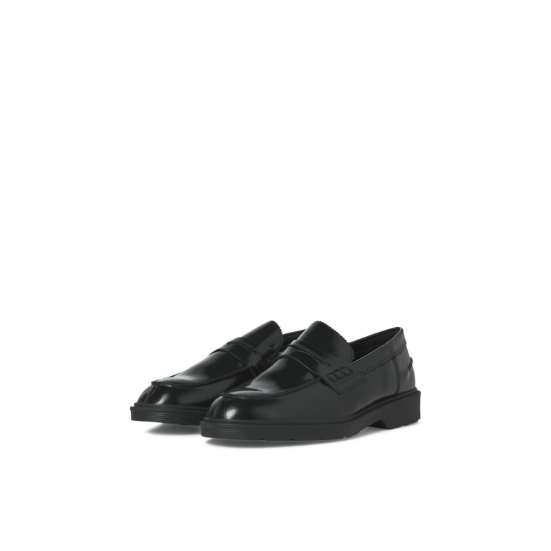 JACK & JONES Dax læder loafers - sort