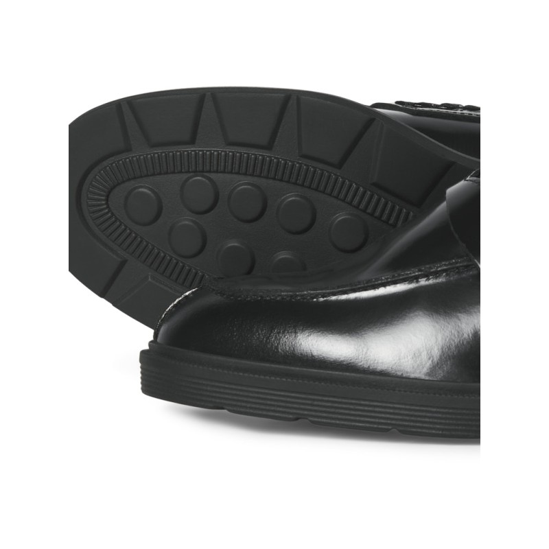 JACK & JONES Dax læder loafers - sort