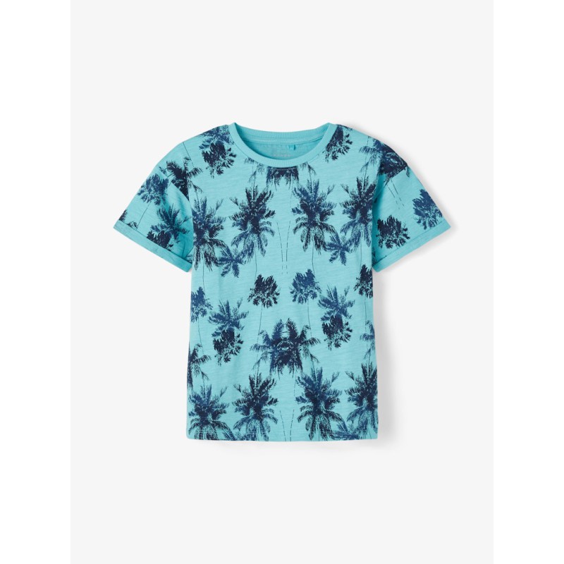 NAME IT Kids Valther kortærmet t-shirt - Aqua