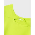 NAME IT Kids Flutine L/S Rib Slim Bluse - Love Bird