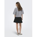 ONLY Loyal 2/4 kortærmet strik - Light Grey Melange