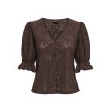 JDY Jakobe 2/4 blonde top - Coffee Bean