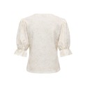 JDY Jakobe 2/4 blonde top - Egret