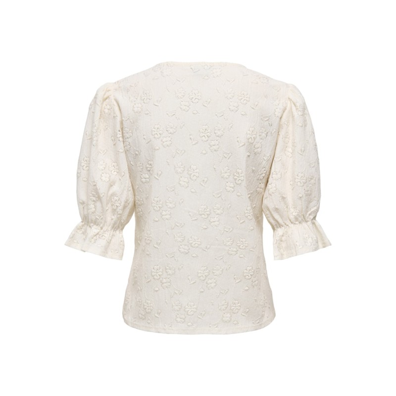 JDY Jakobe 2/4 blonde top - Egret