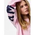 PIECES Ria Fany langærmet t-shirt - Roseate Spoonbill