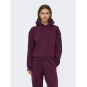 ONLY Best langærmet hoodie - Fig