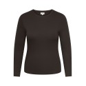 ONLY CARMAKOMA Riley langærmet top - Black
