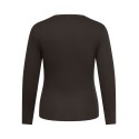 ONLY CARMAKOMA Riley langærmet top - Black