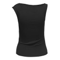 ONLY Vanja off shoulder top - Sort