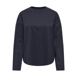 ONLY Happy langærmet T-shirt - Night Sky