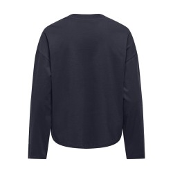 ONLY Happy langærmet T-shirt - Night Sky