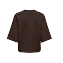 ONLY Loyal 2/4 Pullover - Chocolate Torte Melange