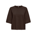 ONLY Loyal 2/4 Pullover - Chocolate Torte Melange