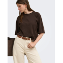 ONLY Loyal 2/4 Pullover - Chocolate Torte Melange