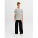 JACK & JONES JUNIOR Raiden kortærmet polo - Sea Salt