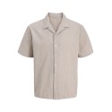 JJ REBEL Haven resort kortærmet t-shirt - Roasted Cashew