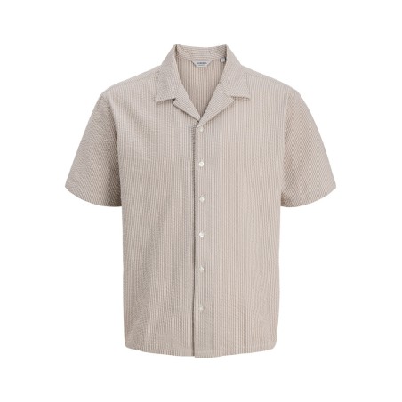 JJ REBEL Haven resort kortærmet t-shirt - Roasted Cashew