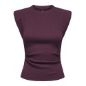 ONLY Debbie kortærmet skulder top - Fig