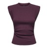 ONLY Debbie kortærmet skulder top - Fig