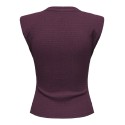 ONLY Debbie kortærmet skulder top - Fig