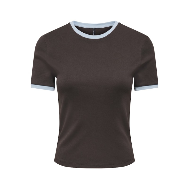 ONLY Bina kortærmet t-shirt - Chocolate Torte