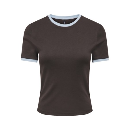 ONLY Bina kortærmet t-shirt - Chocolate Torte