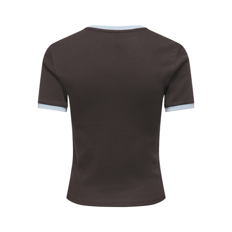 ONLY Bina kortærmet t-shirt - Chocolate Torte