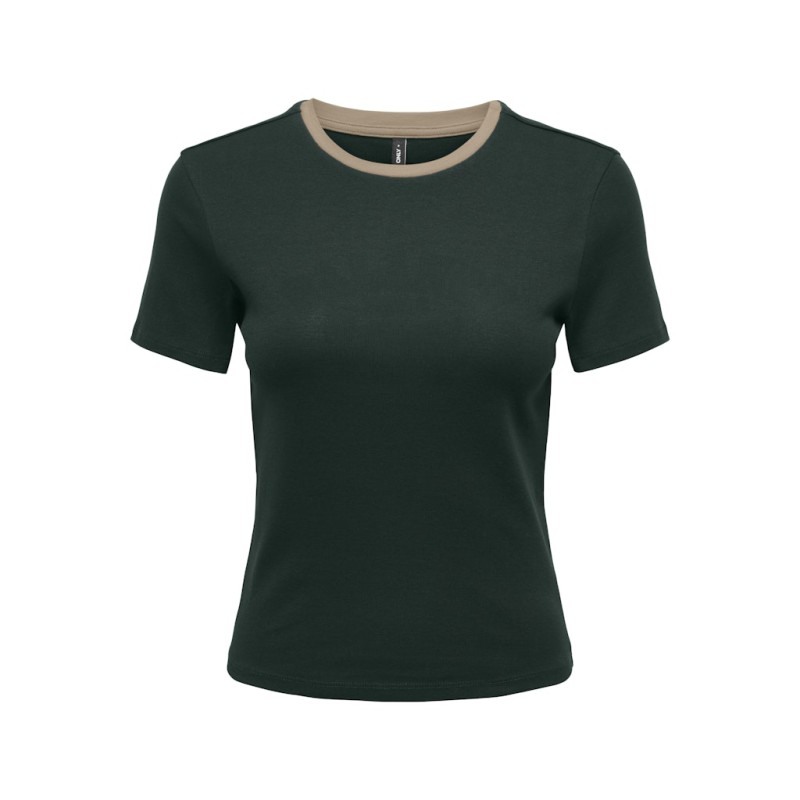 ONLY Bina kortærmet t-shirt - Scarab