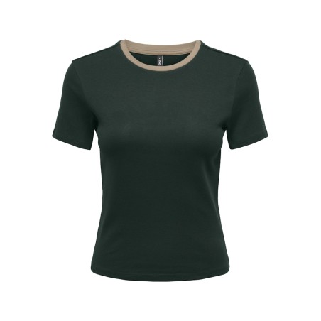 ONLY Bina kortærmet t-shirt - Scarab