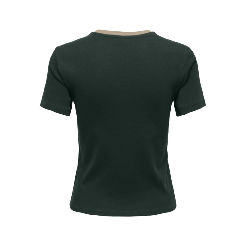 ONLY Bina kortærmet t-shirt - Scarab