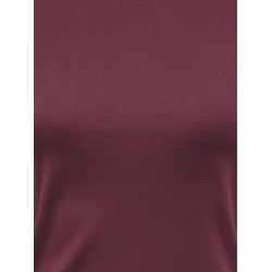 ONLY Bina kortærmet T-shirt - Windsor Wine