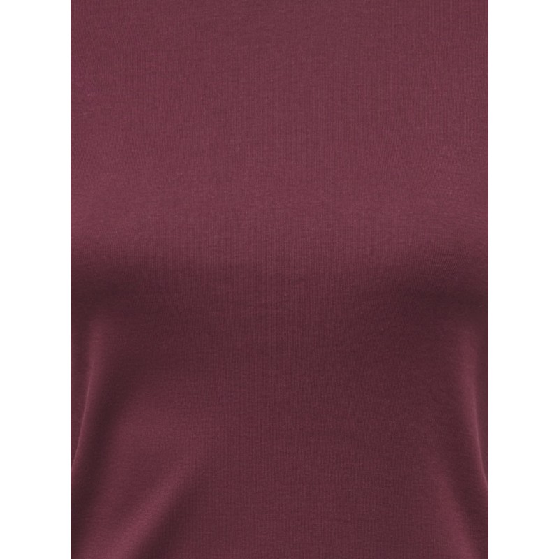 ONLY Bina kortærmet t-shirt - Windsor Wine