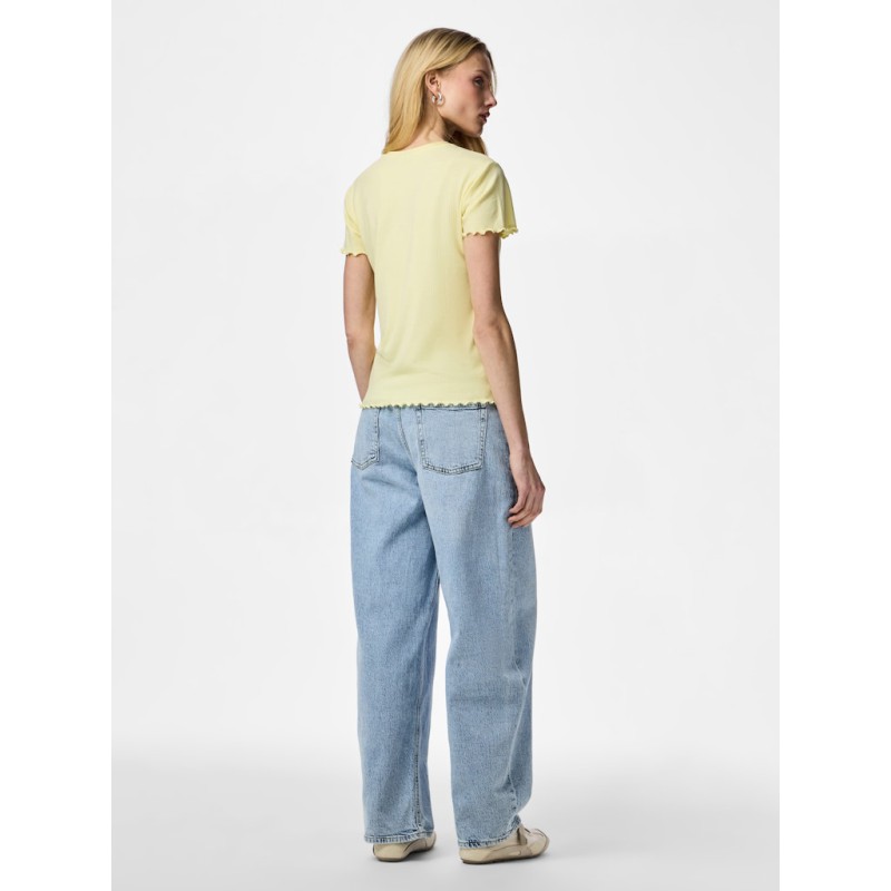 PIECES Nicca T-shirt - French Vanilla