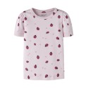 NAME IT Mini Haline kortærmet x-slim top - Cradle Pink