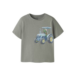 NAME IT Mini Kalle kortærmet T-shirt - Shadow