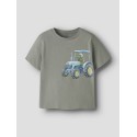 NAME IT Mini Kalle kortærmet T-shirt - Shadow