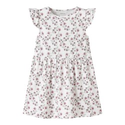 NAME IT Mini Hailedo kjole - Bright White